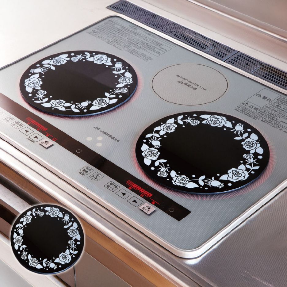 IHコンロ用ガラス製汚れ防止プレート 1枚