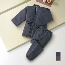 匠 デニム作務衣 同サイズ2色組｜ファミリー・ライフ公式通販