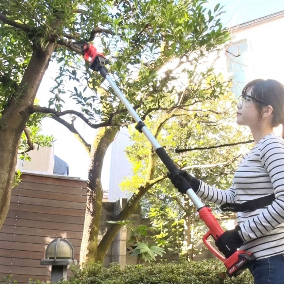 ファミラ 充電式コードレス2WAY高枝チェーンソー6点セット