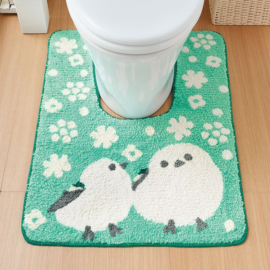 トイレマットシリーズ シマエナガ 耳長マット