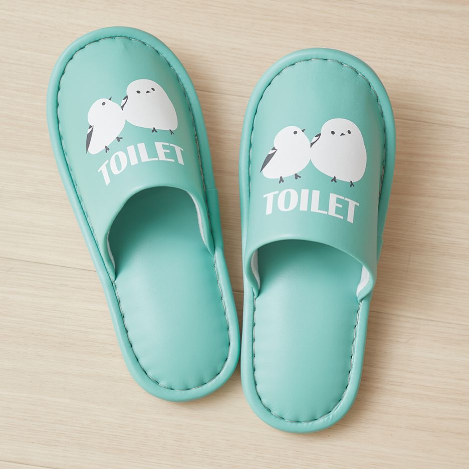 トイレマットシリーズ シマエナガ スリッパ