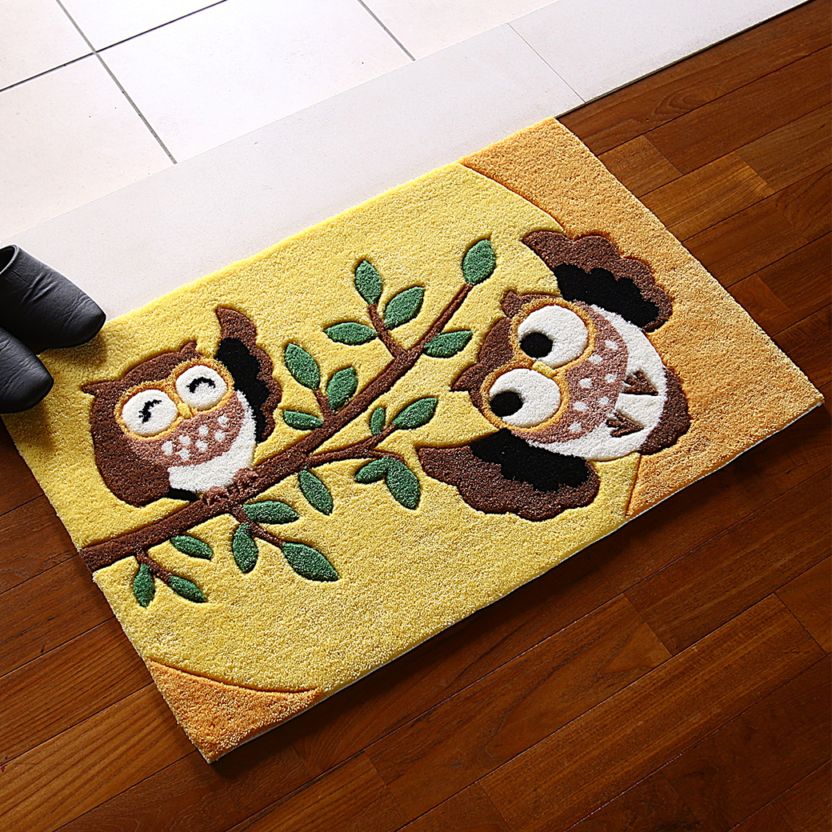 ふくろうフックマット 45×75cm