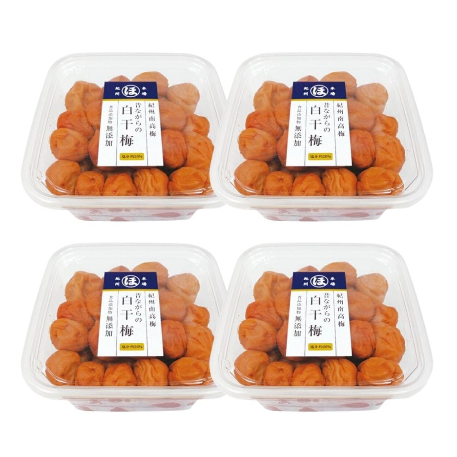 紀州南高梅お徳用無添加白干梅 梅干し 2kg 500g×4パック｜ファミリー
