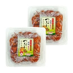 紀州南高梅 大粒つぶれ梅しそ 梅干し 塩分約3％ 2kg 1kg×2パック