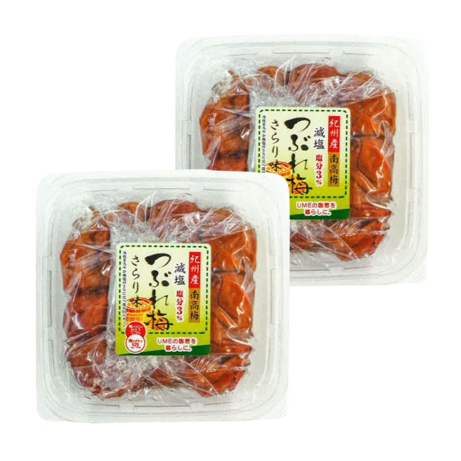 減塩紀州南高梅 つぶれ梅塩分3％ 540g 270g×2パック