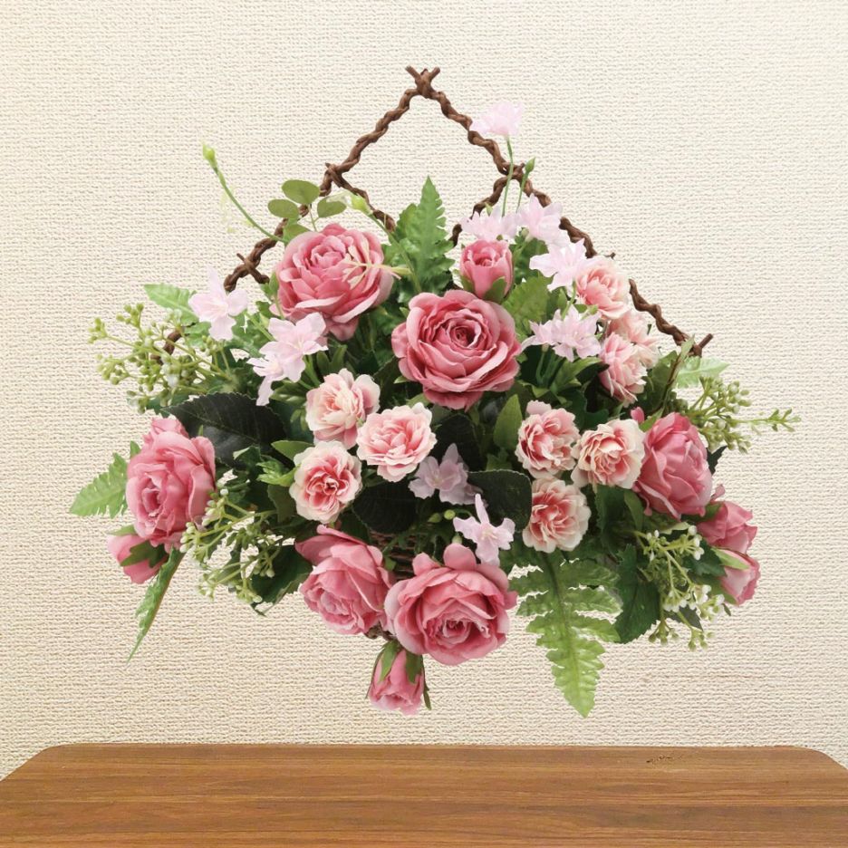 光の楽園 光触媒加工 アートフラワー 壁掛けモネール 758K55