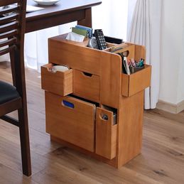 天然籐ランドリーチェスト スリム 3段｜ファミリー・ライフ公式通販