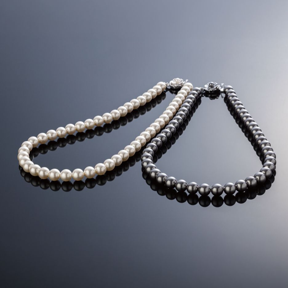 国産8mm貝パールネックレス