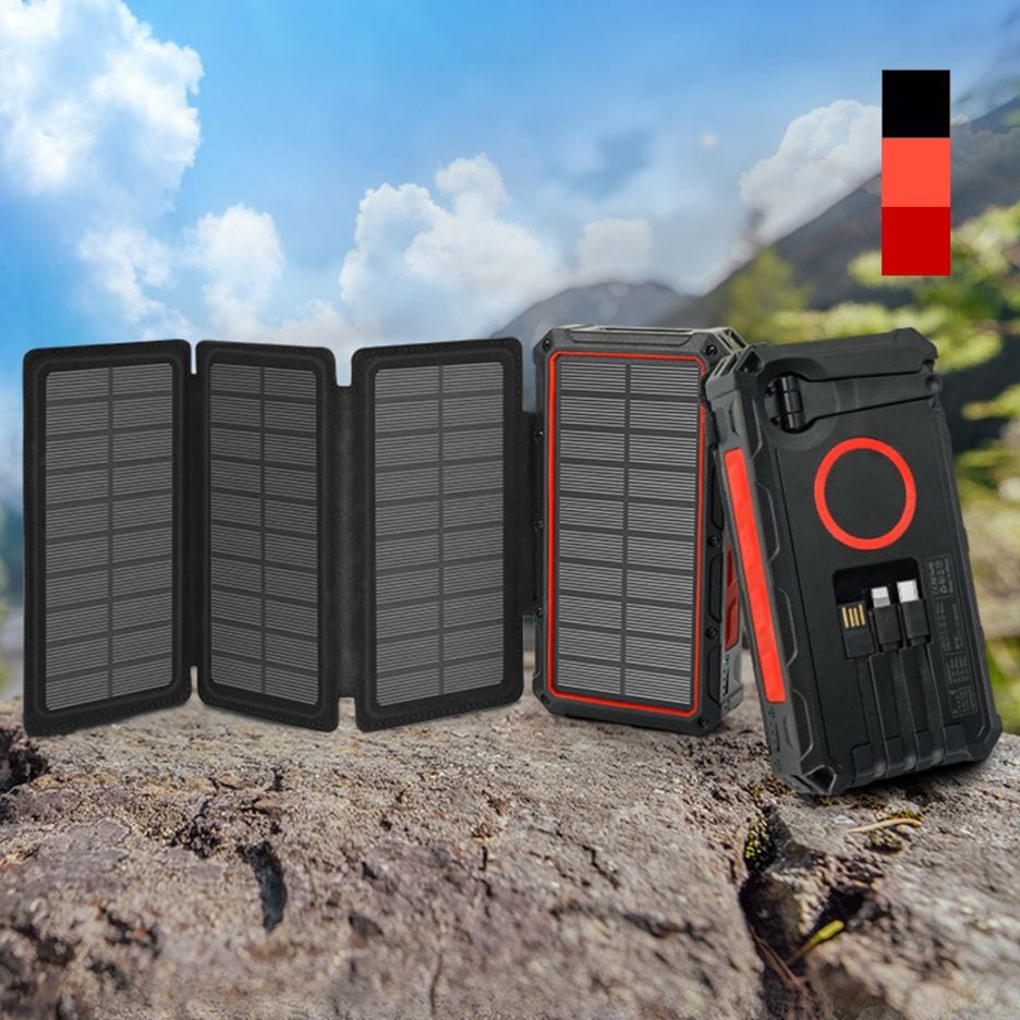 折り畳み式ソーラーモバイル充電器