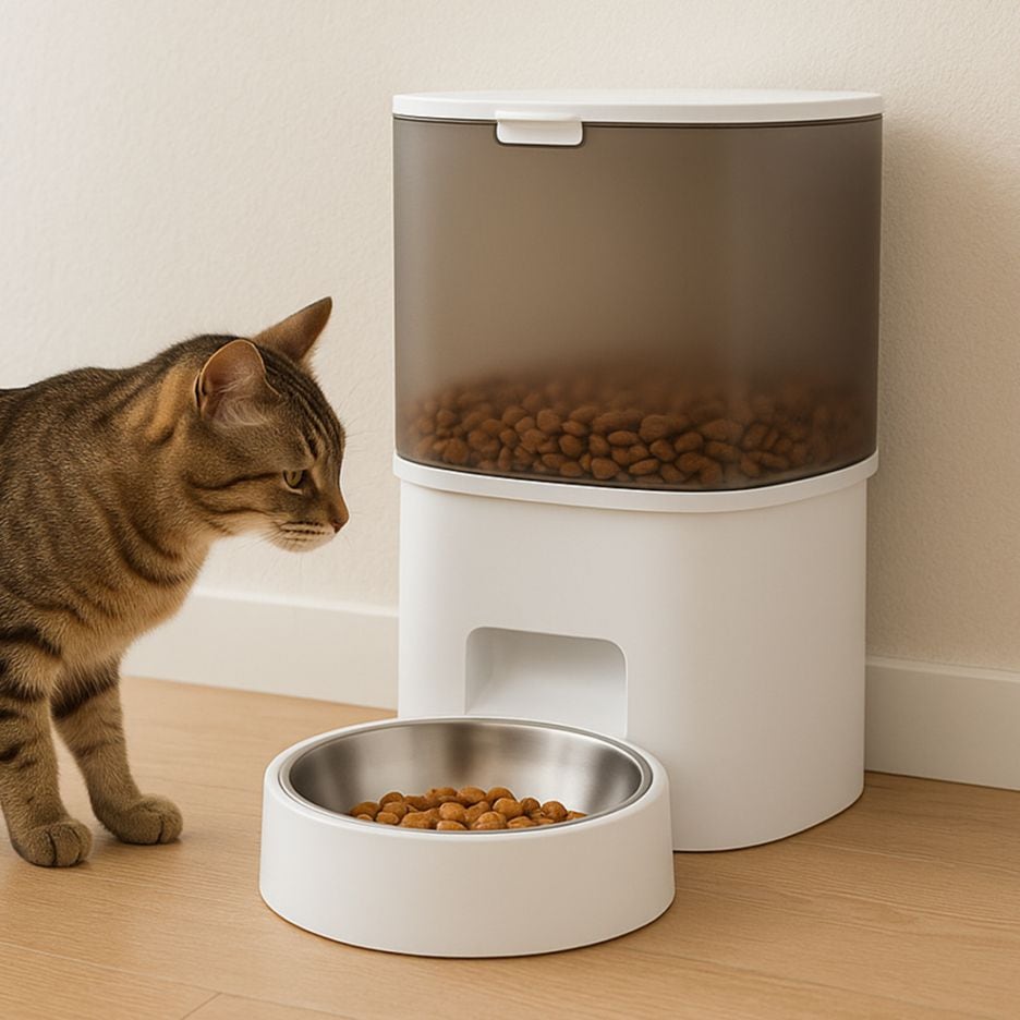 タイマー式自動えさやり器＆給水器2点セット