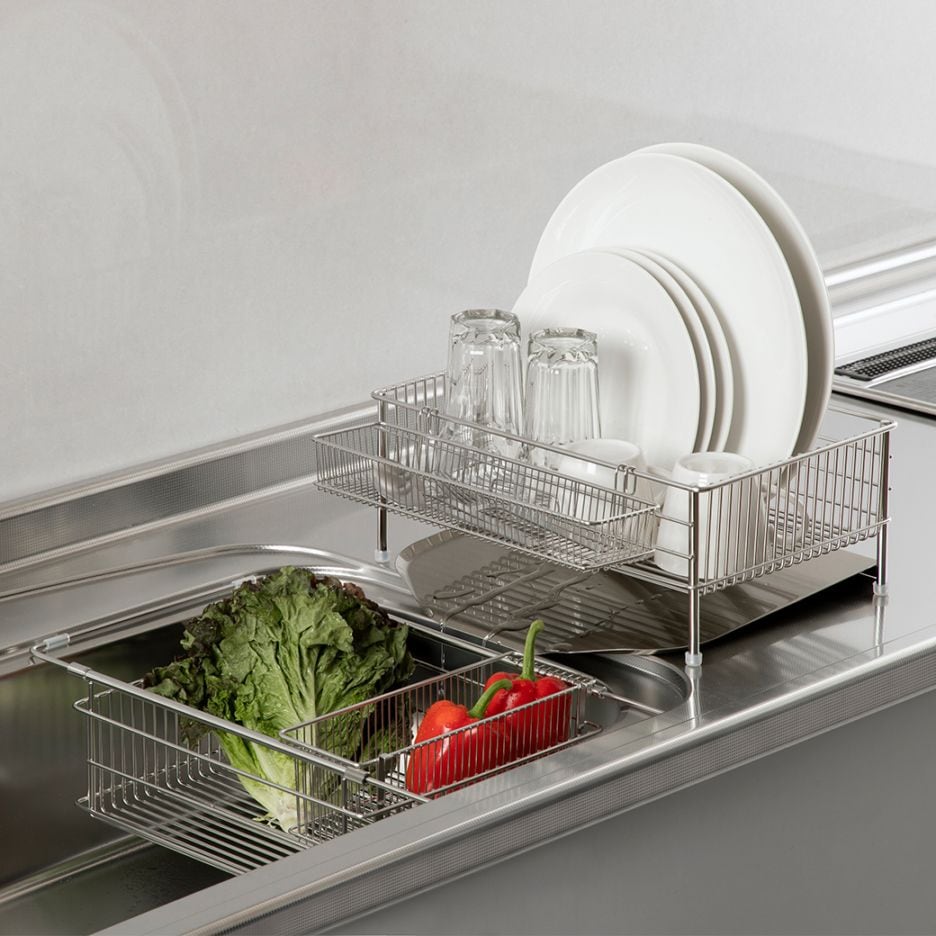 ラバーゼ 水切りかご 小 3点セット LB-101