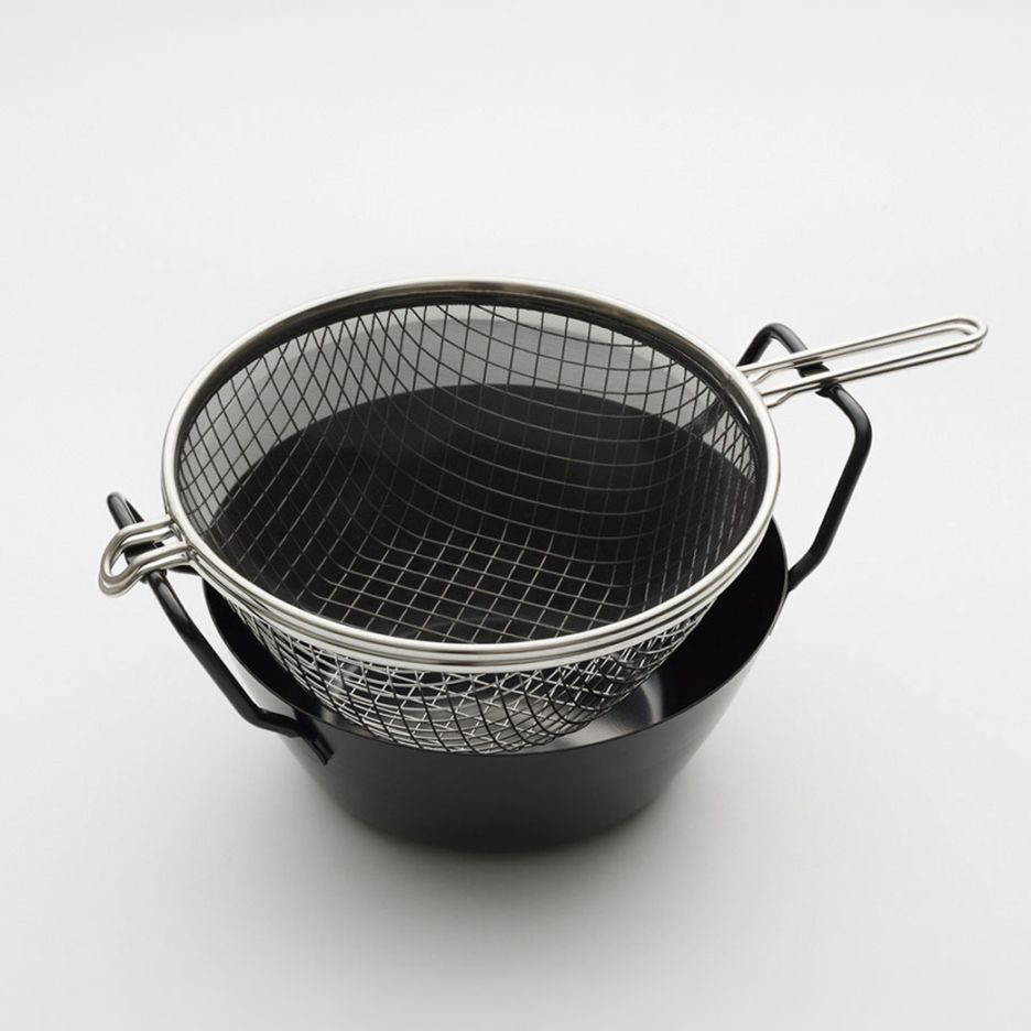 ラバーゼ 鉄揚げ鍋セット 22cm LB-098