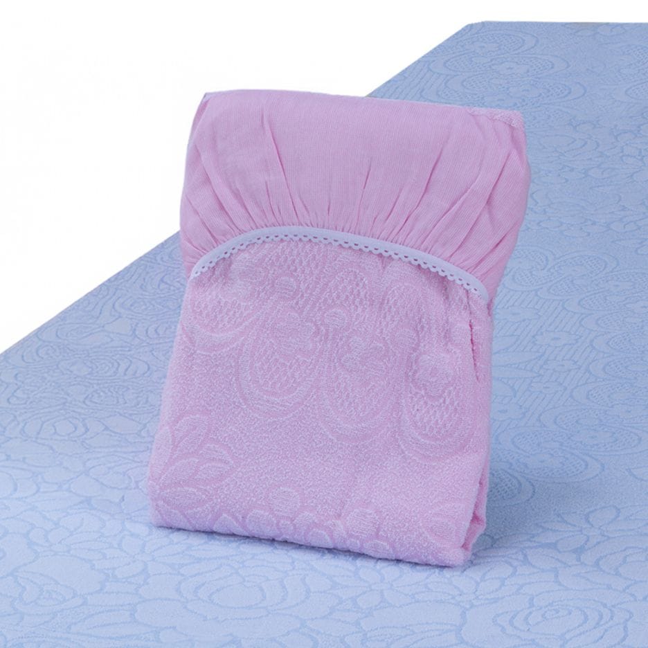 泉州産ジャガード織ワンタッチタオルシーツ 2色組 シングル 105×210cm