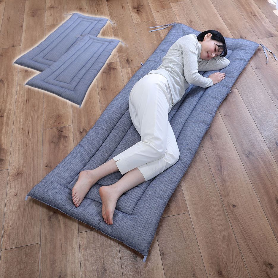 先染め綿しじらごろ寝長座布団 2枚組 70×180cm