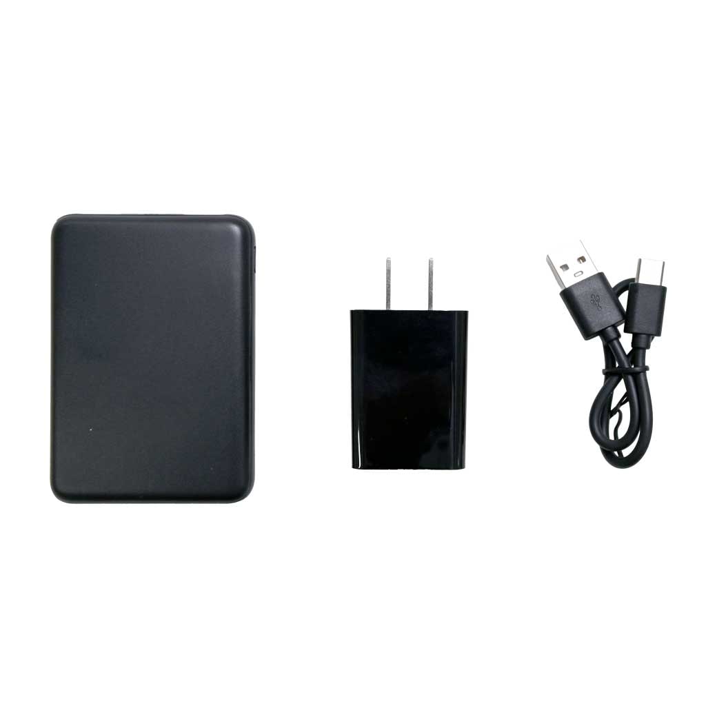 モバイルバッテリー ACアダプターセット 5,000mAh