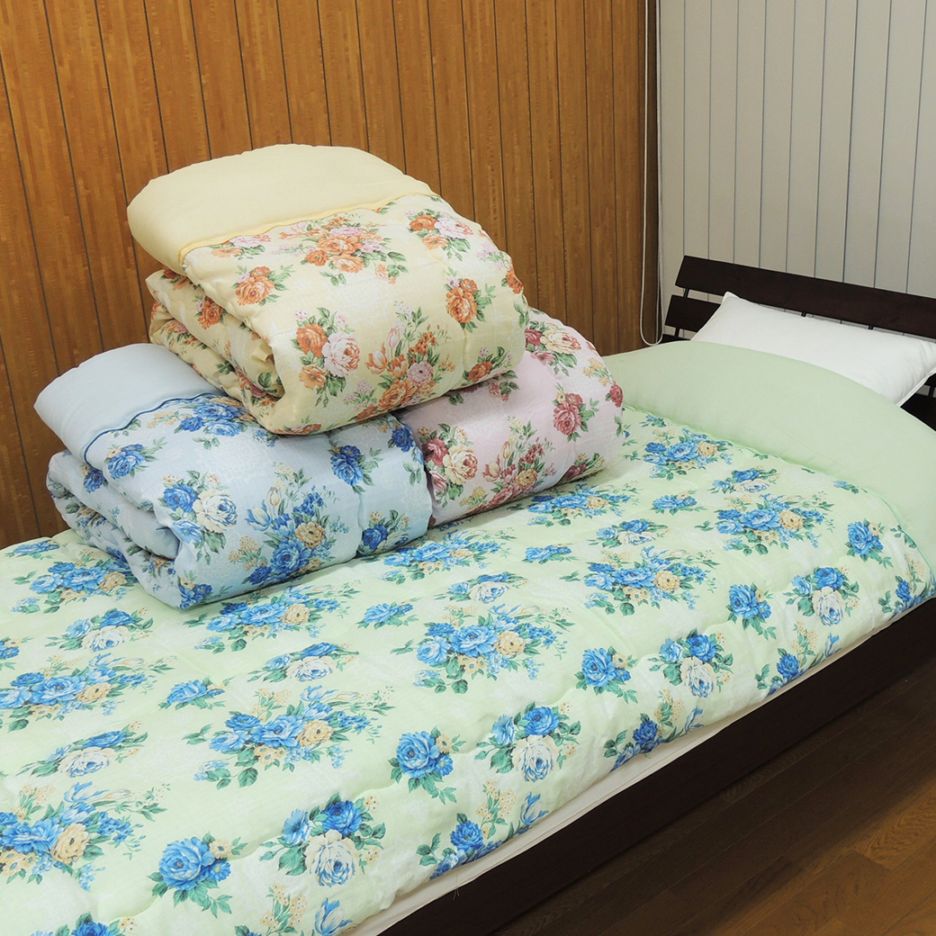 色おまかせ 日本製 防ダニ・抗菌防臭加工 ガーゼ肌布団 ダブル180