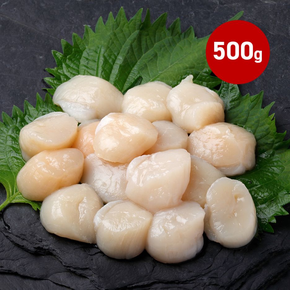 訳あり 北海道産 刺身用ほたて 500g