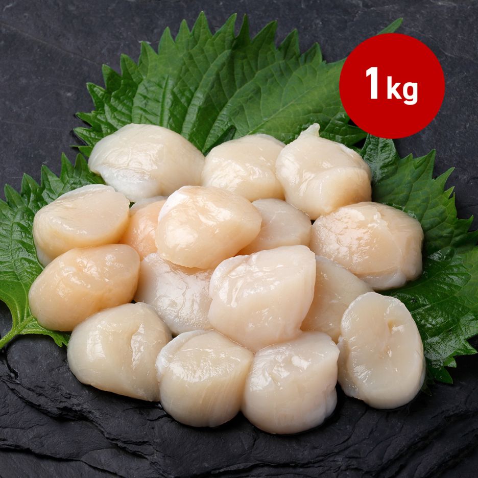 訳あり 北海道産 刺身用ほたて 1kg