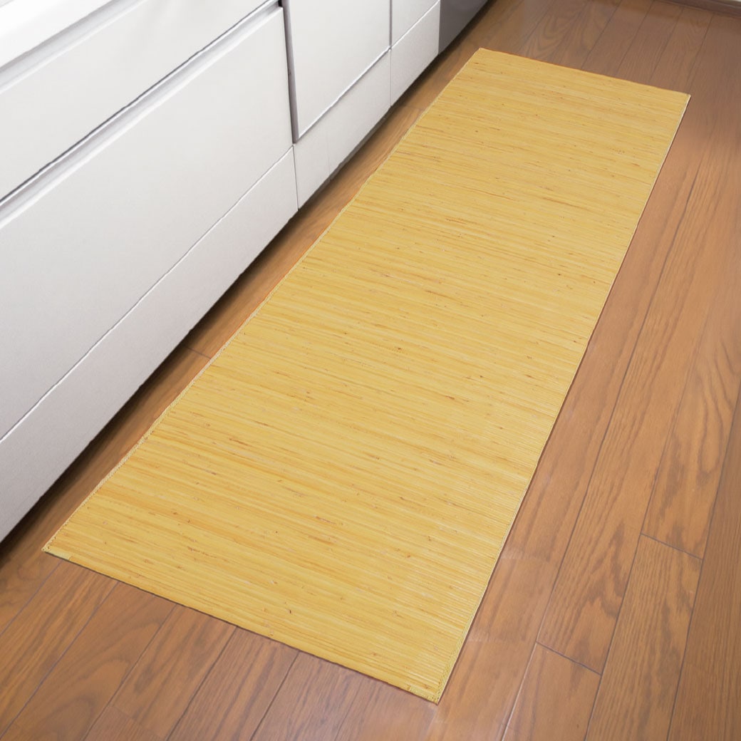 天然籐 キッチンマット ジャワ 45×150cm