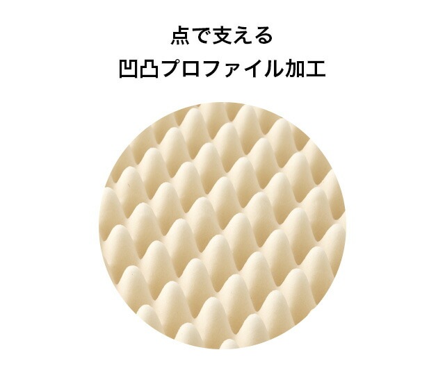 お買得高反発プロファイルマットレス 3cm厚 シングル