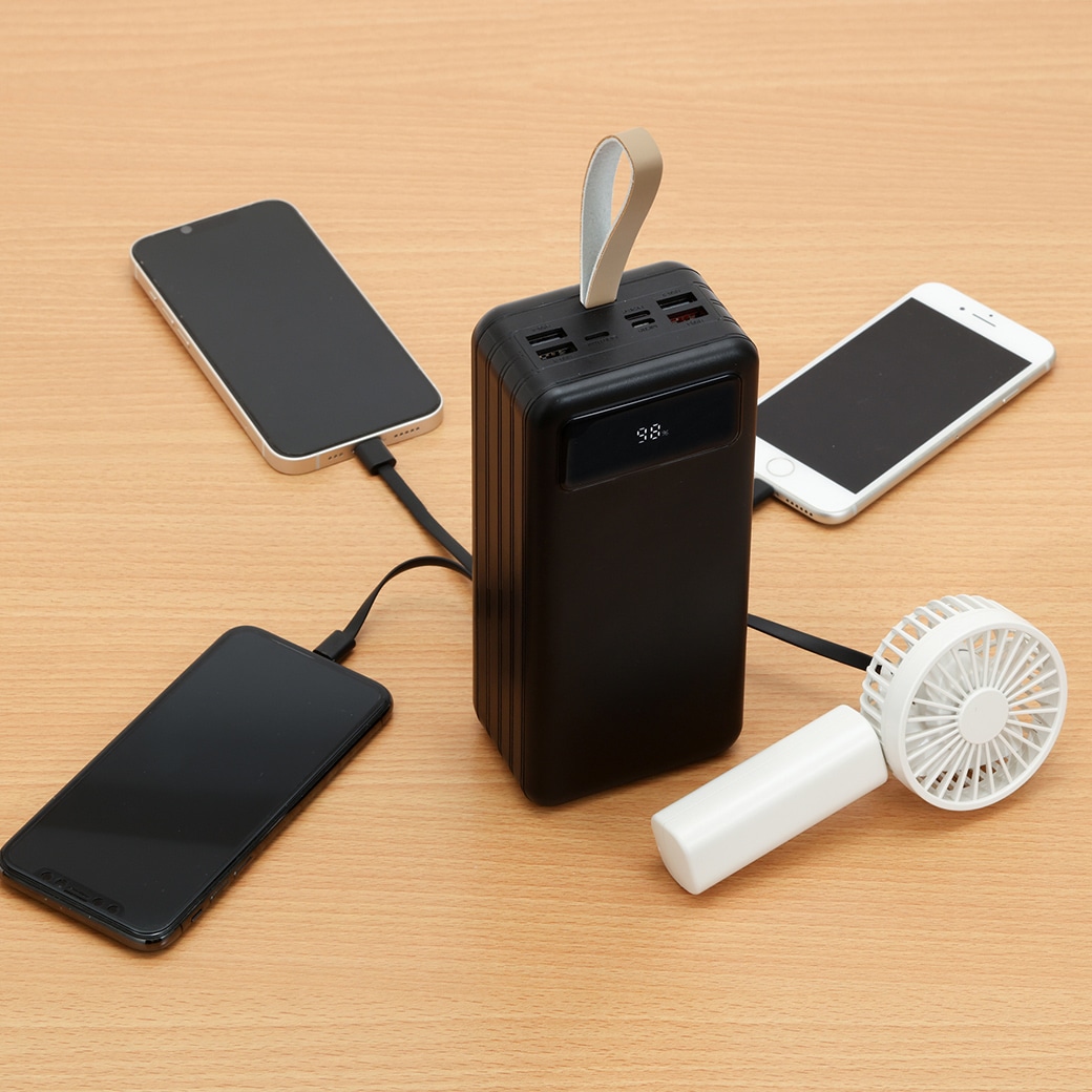 大容量コンパクトバッテリー＆ソーラーパネルセット｜ファミリー