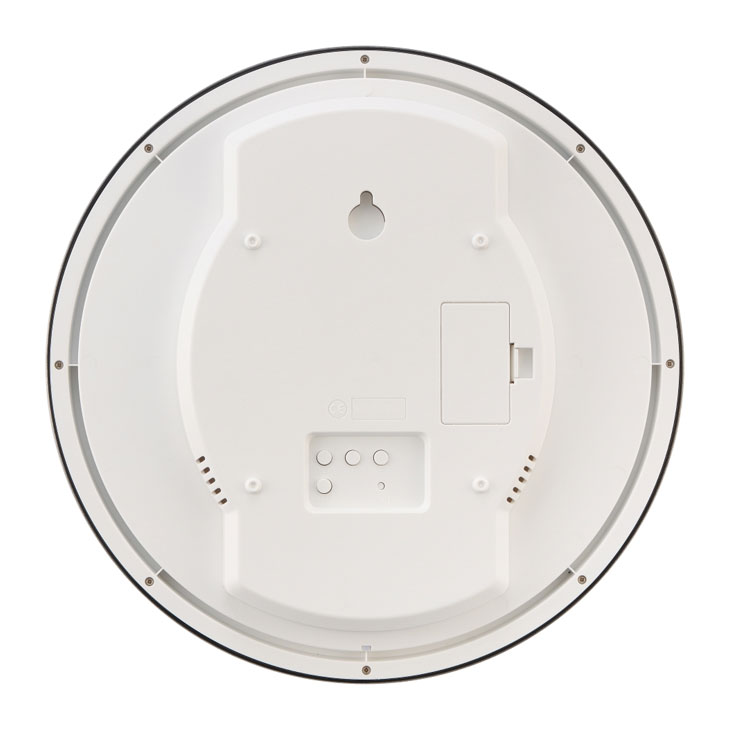 LANDEX 多機能電波掛時計 インフォライフ YW9187SV｜ファミリー