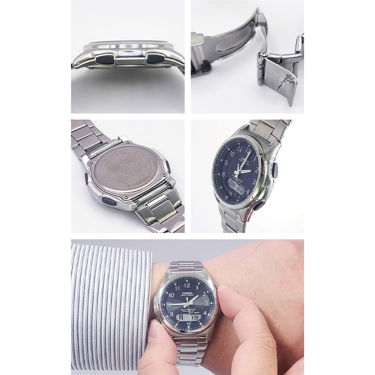 CASIO カシオ メンズ 電波ソーラー 腕時計 ウェーブセプター wave ceptor