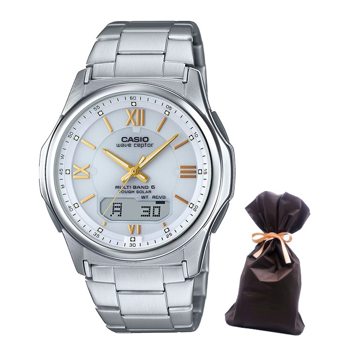 CASIO カシオ メンズ 電波ソーラー 腕時計 ウェーブセプター wave ceptor