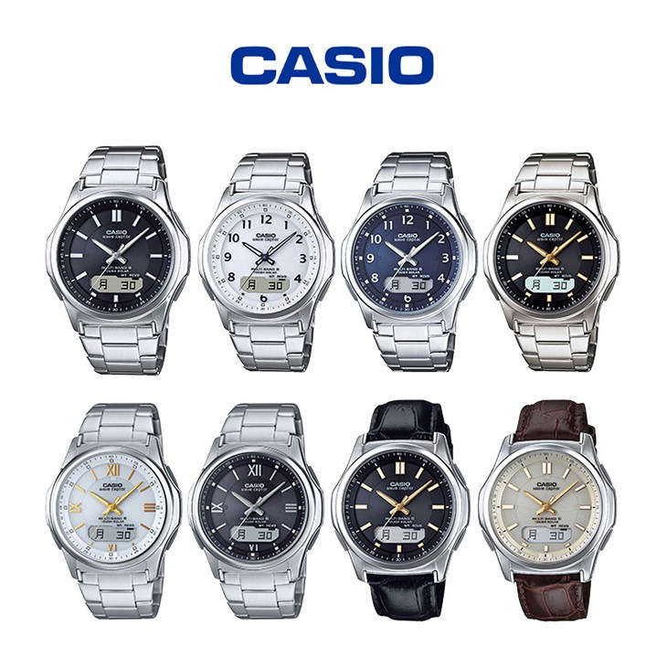 CASIO カシオ メンズ 電波ソーラー 腕時計 ウェーブセプター wave ceptor