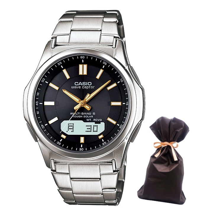 CASIO カシオ メンズ 電波ソーラー 腕時計 ウェーブセプター wave ceptor
