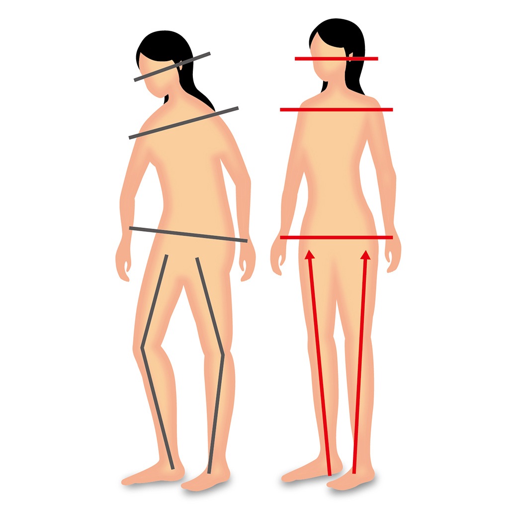 足腰ピンとサポーター 2足4枚組 22.5～27cm