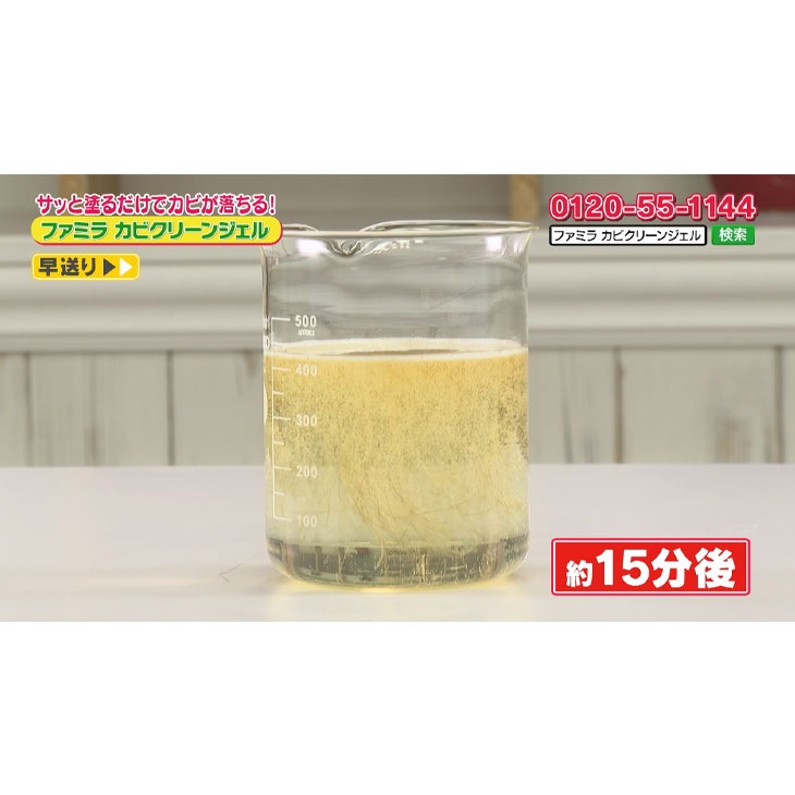 ファミラ カビクリーンジェル 3本セット お掃除キット付き 