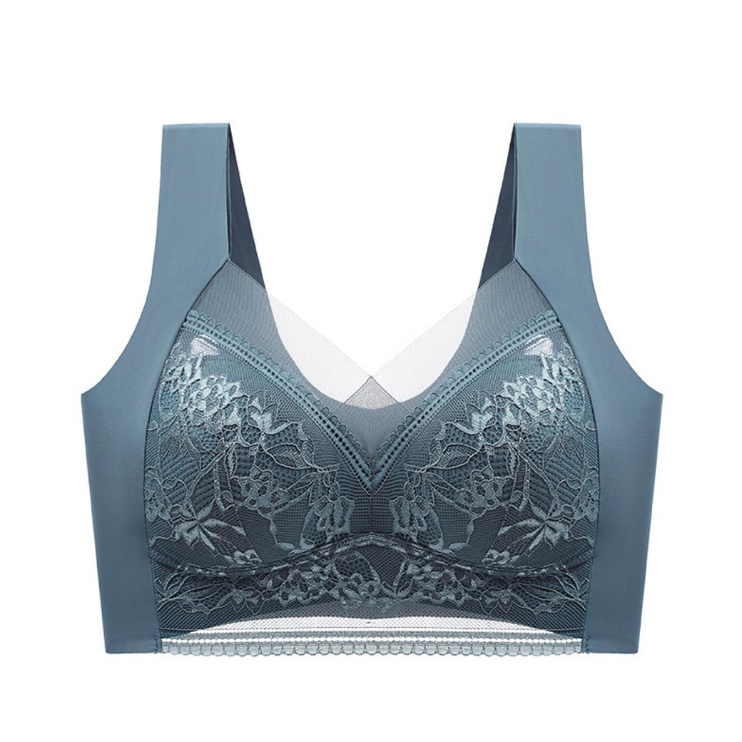 ノンワイヤーでらくらくレースブラ 3色組