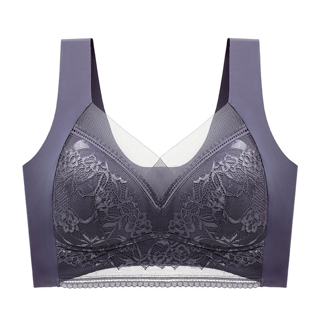 ノンワイヤーでらくらくレースブラ 3色組