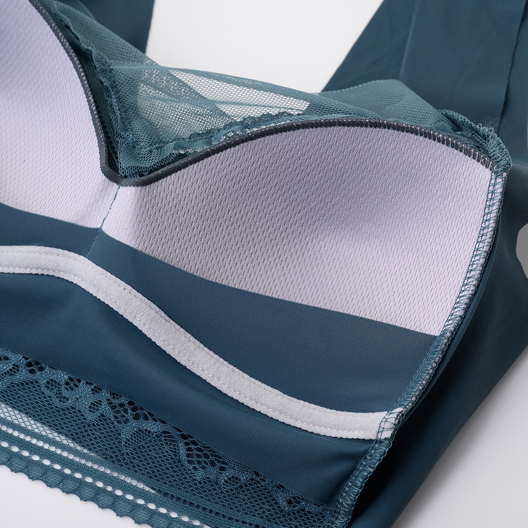 ノンワイヤーでらくらくレースブラ 3色組