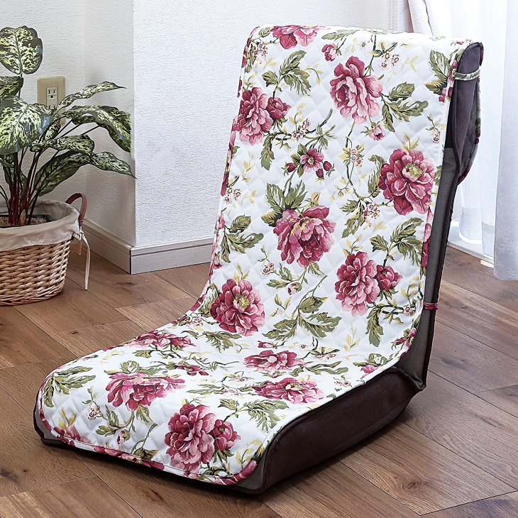 花柄 おしゃれ座椅子カバー