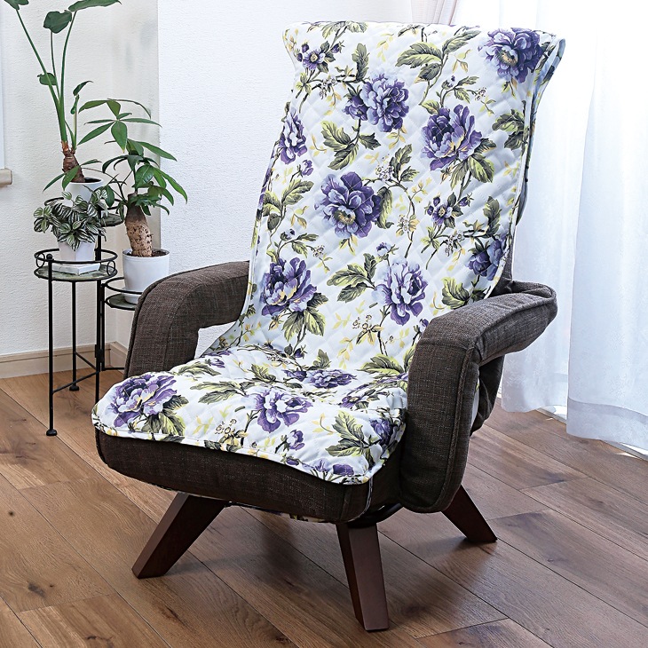 花柄 おしゃれ座椅子カバー