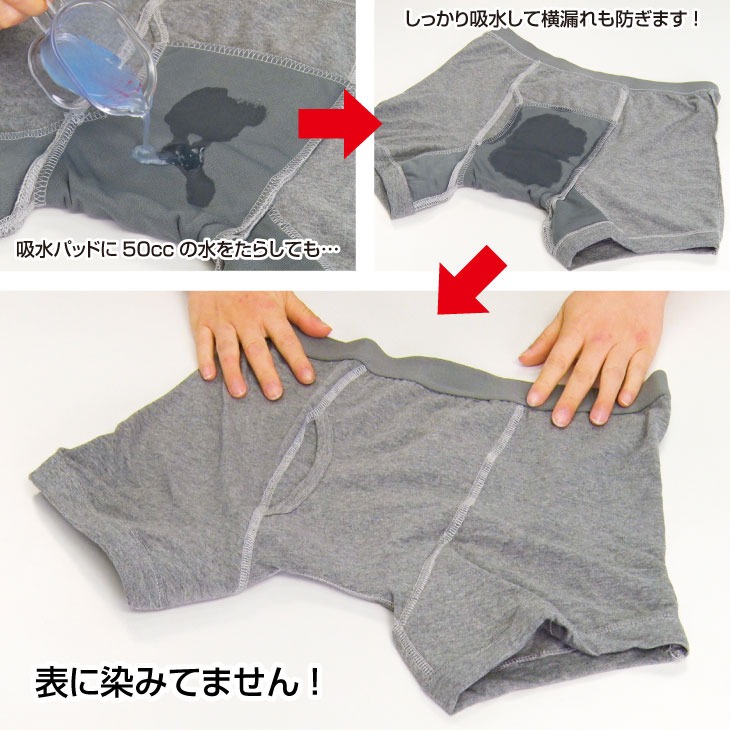 NEW さわやか安心ボクサーパンツ お試し2色組 同サイズ レギュラー用