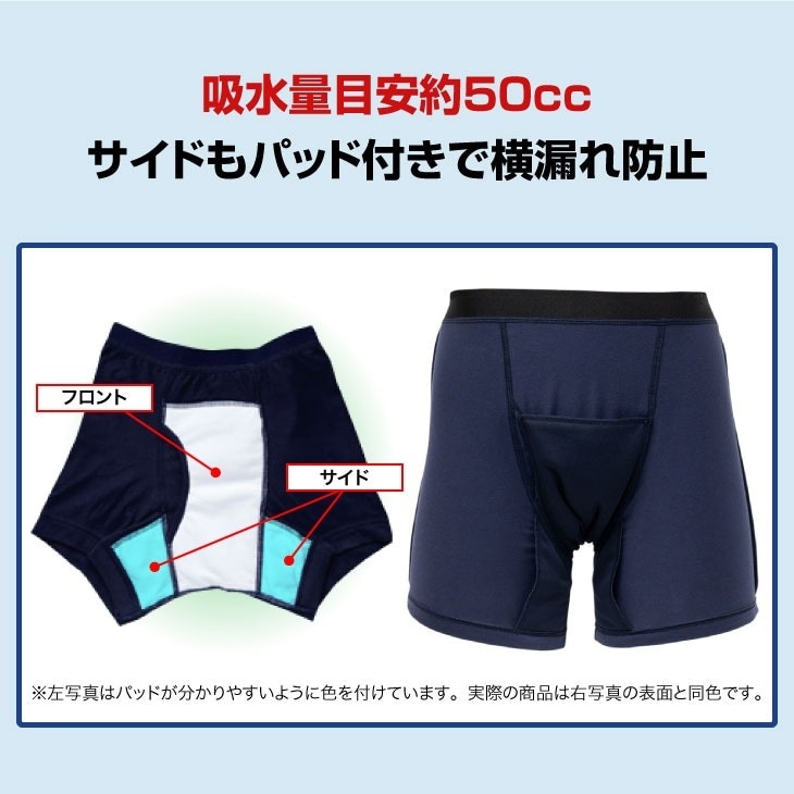 NEW さわやか安心ボクサーパンツ お試し2色組 同サイズ レギュラー用