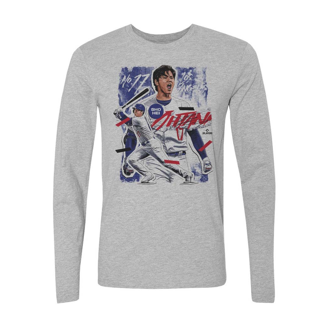 MLB 大谷翔平 ドジャース グラフィック Tシャツ  XLサイズ グレー NIKE ドジャース 大谷翔平 ネーム＆ナンバー Tシャツ グレー