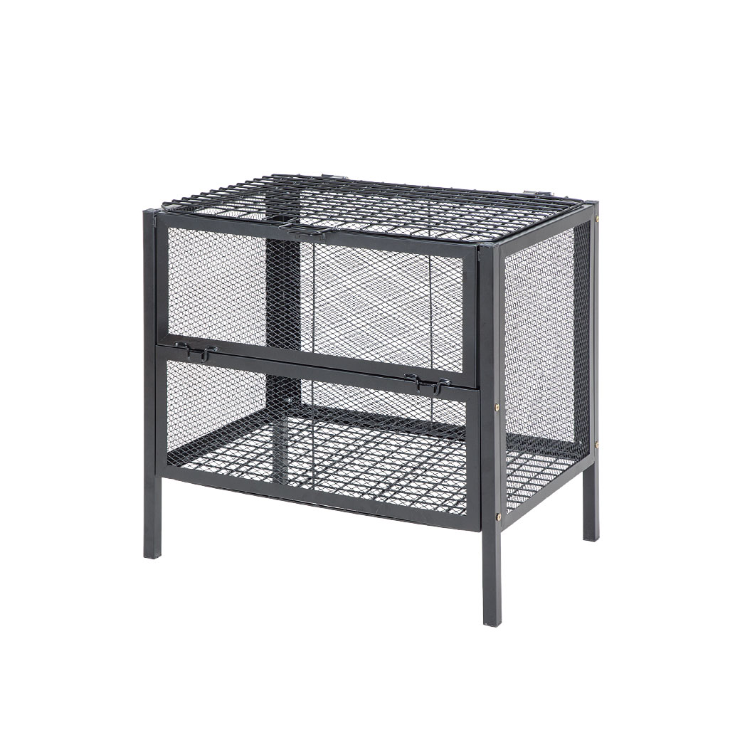 出し入れしやすいメッシュダストボックス