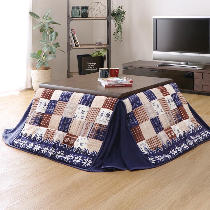 こたつ布団 長方形 大判 省スぺース ノルディック 約190×280cm