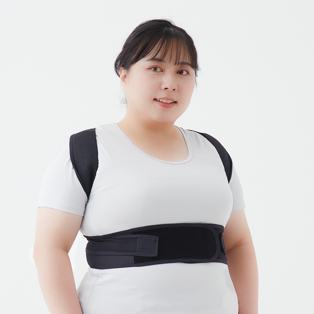 背筋すっきり2重ベルト姿勢サポーター