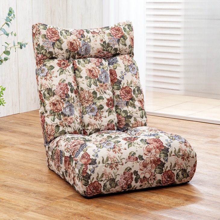 幅広座面のポケットコイル座椅子