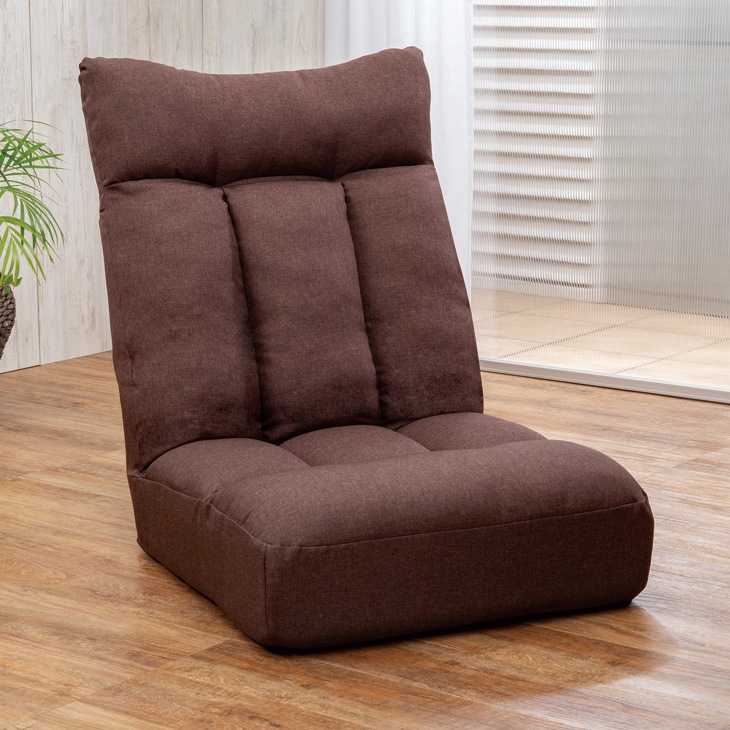 幅広座面のポケットコイル座椅子