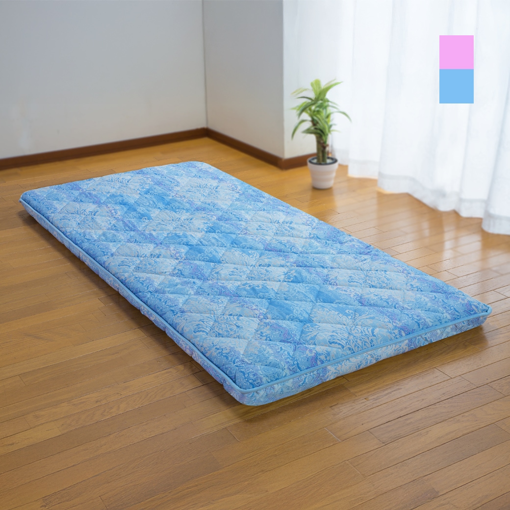 日本製 ウール混ボリューム4層構造敷布団 ダブル 140×210cm