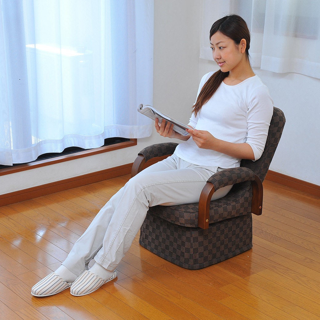 ハイタイプこたつ用 高座椅子 1脚