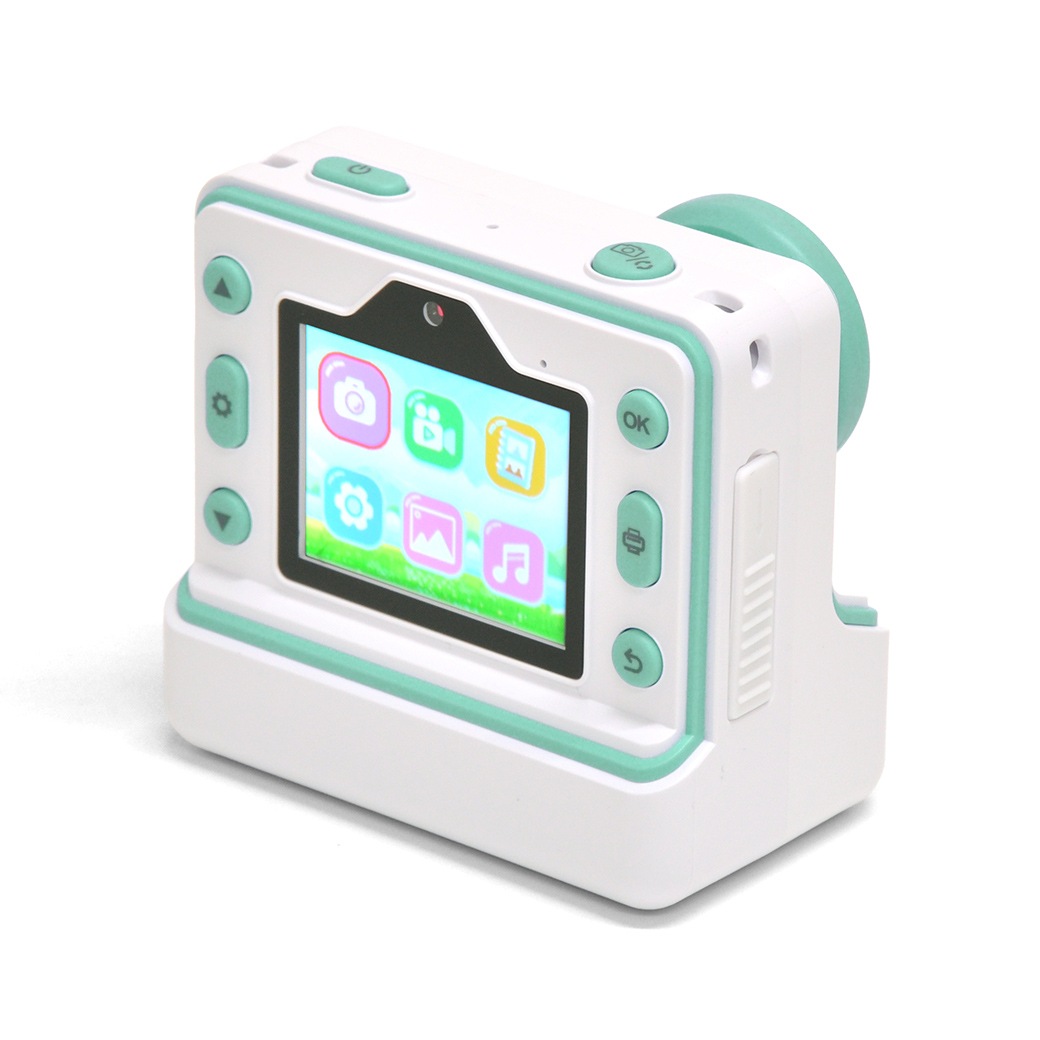 プリント機能付きキッズカメラ&感熱紙3ロール AK-KD01P