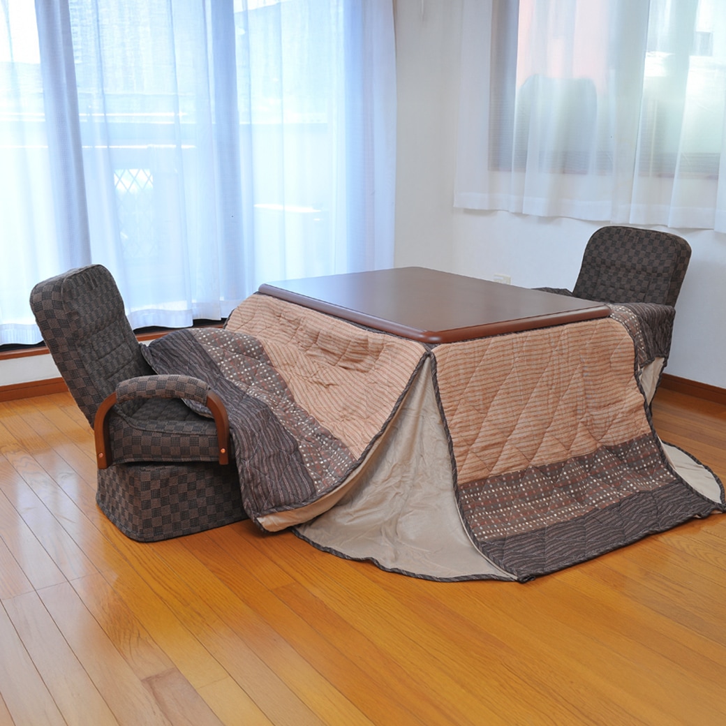 ハイタイプこたつ 4点セット