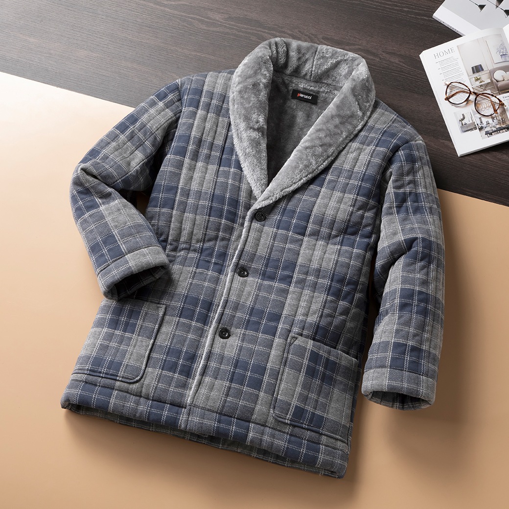 ピエルッチ 裏シャギーあったかソフトガウン｜ファミリー・ライフ公式通販